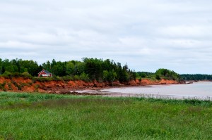 Red clay cliffs of PEI